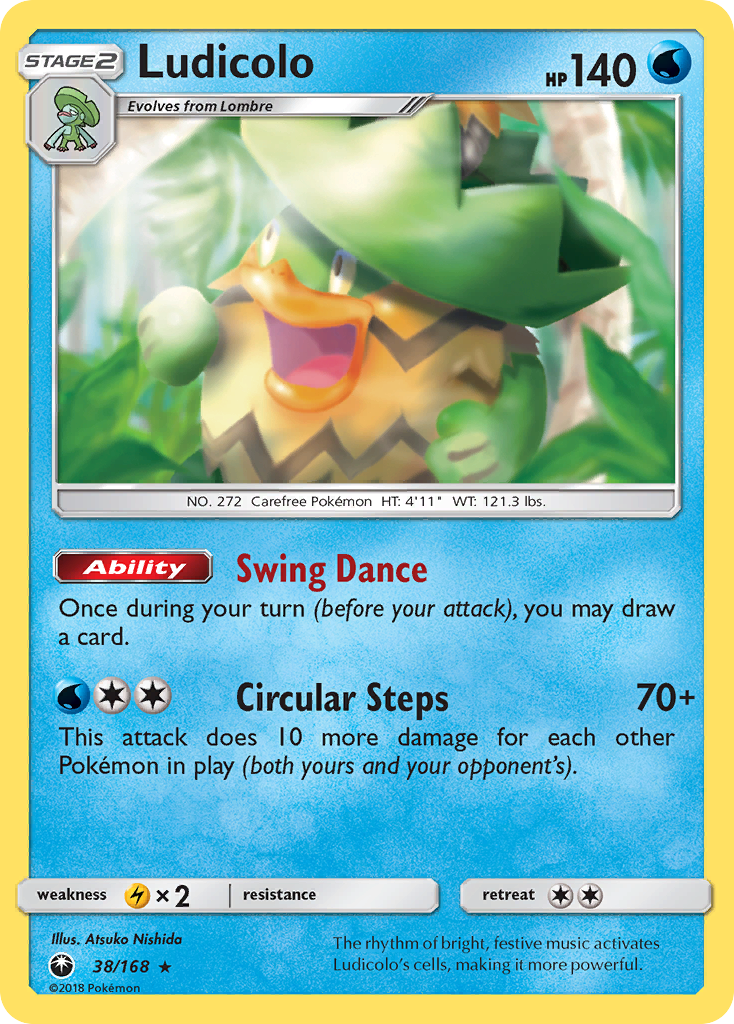 Ludicolo — illustrated card