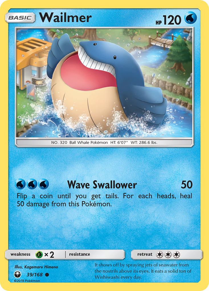 Wailmer — illustrated card