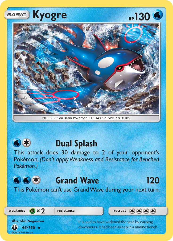 Kyogre — illustrated card