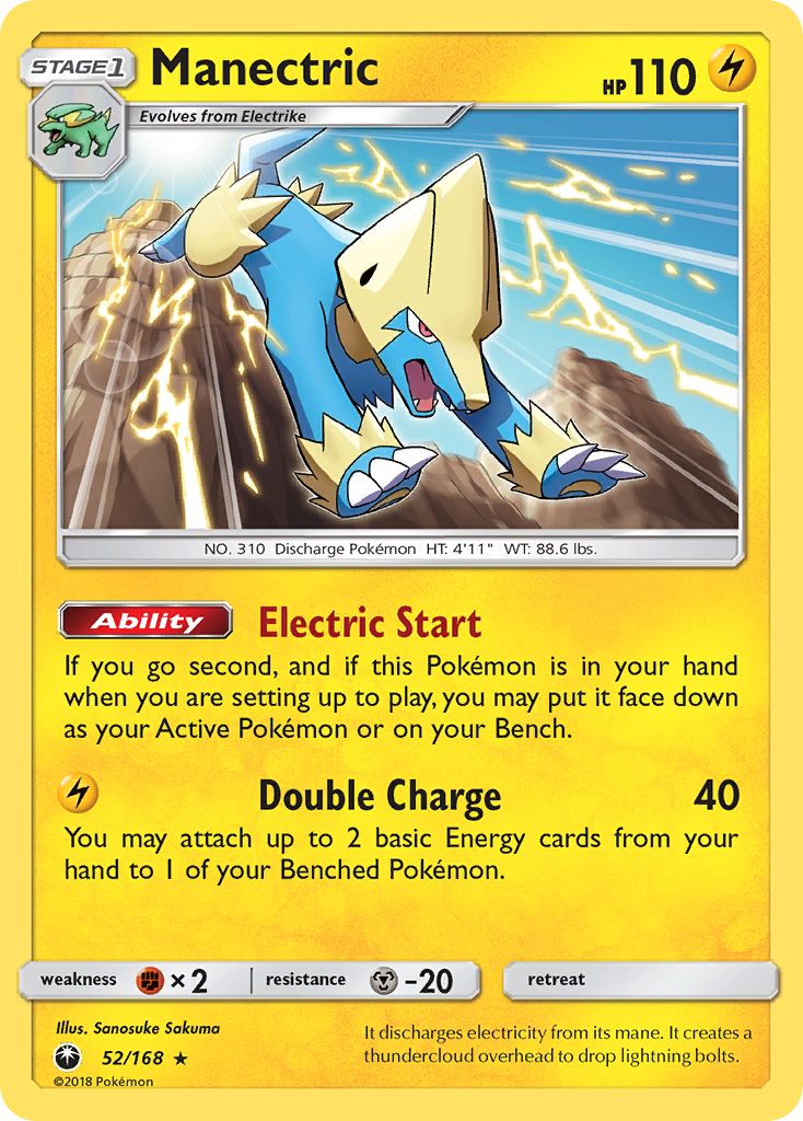 Manectric — illustrated card