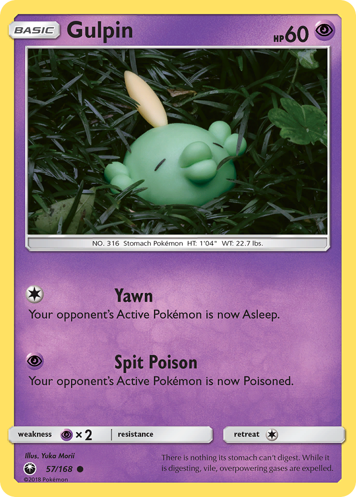 Gulpin — illustrated card