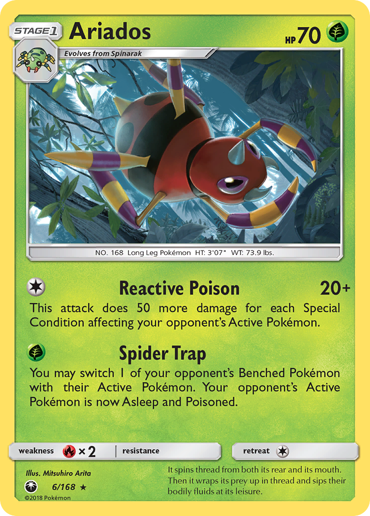 Ariados — illustrated card