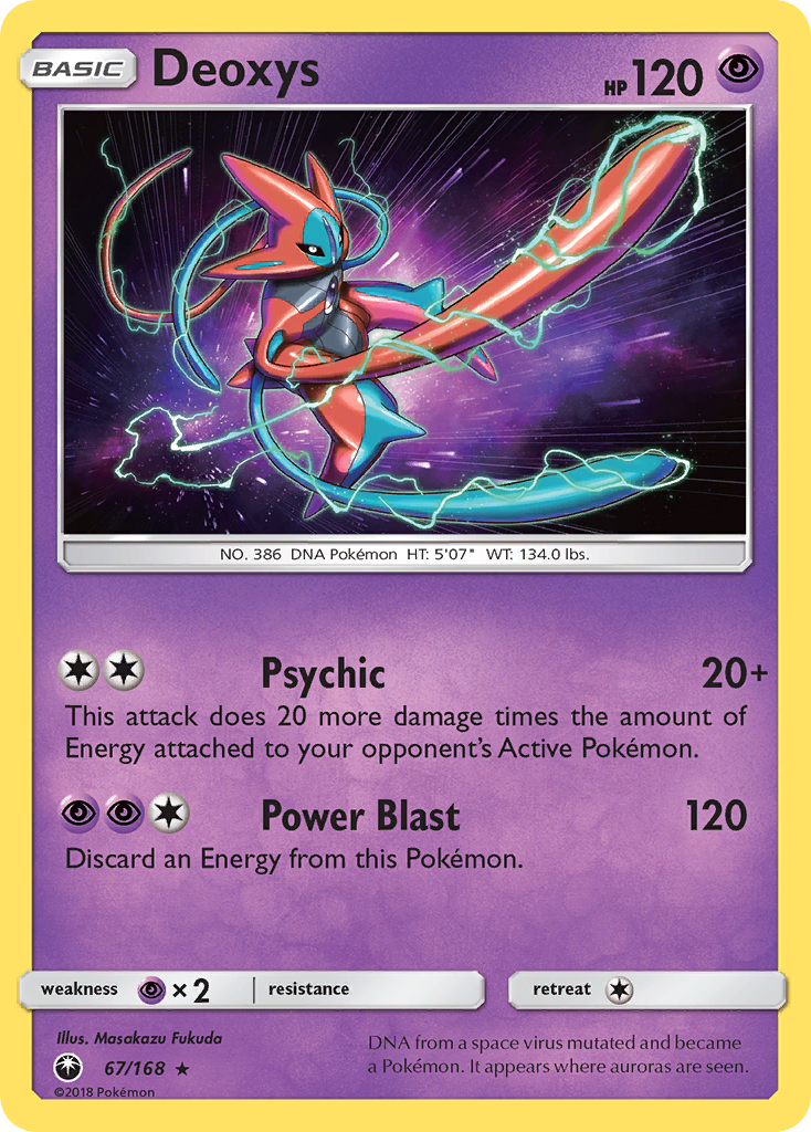 Deoxys — illustrated card