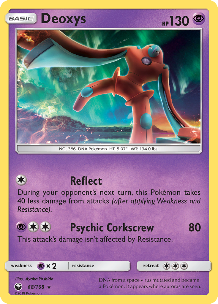 Deoxys — illustrated card