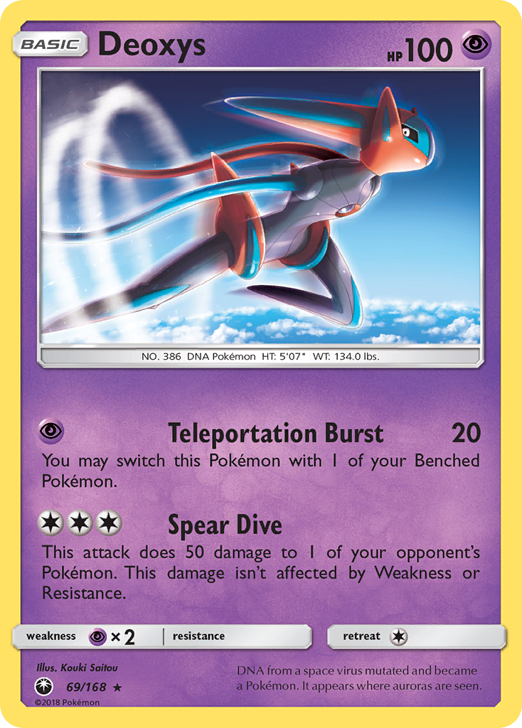Deoxys — illustrated card