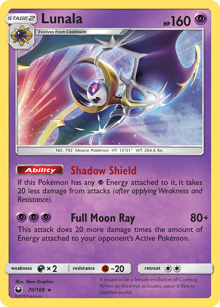 Lunala — illustrated card