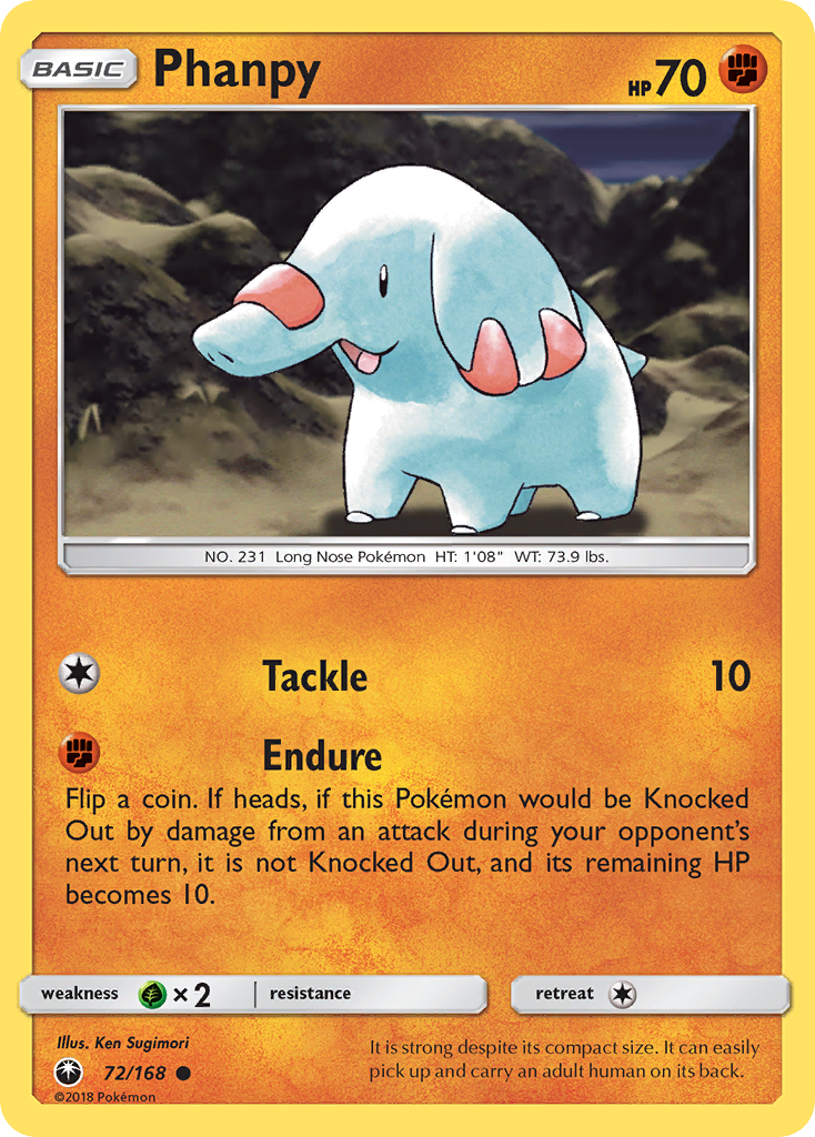 Phanpy — illustrated card