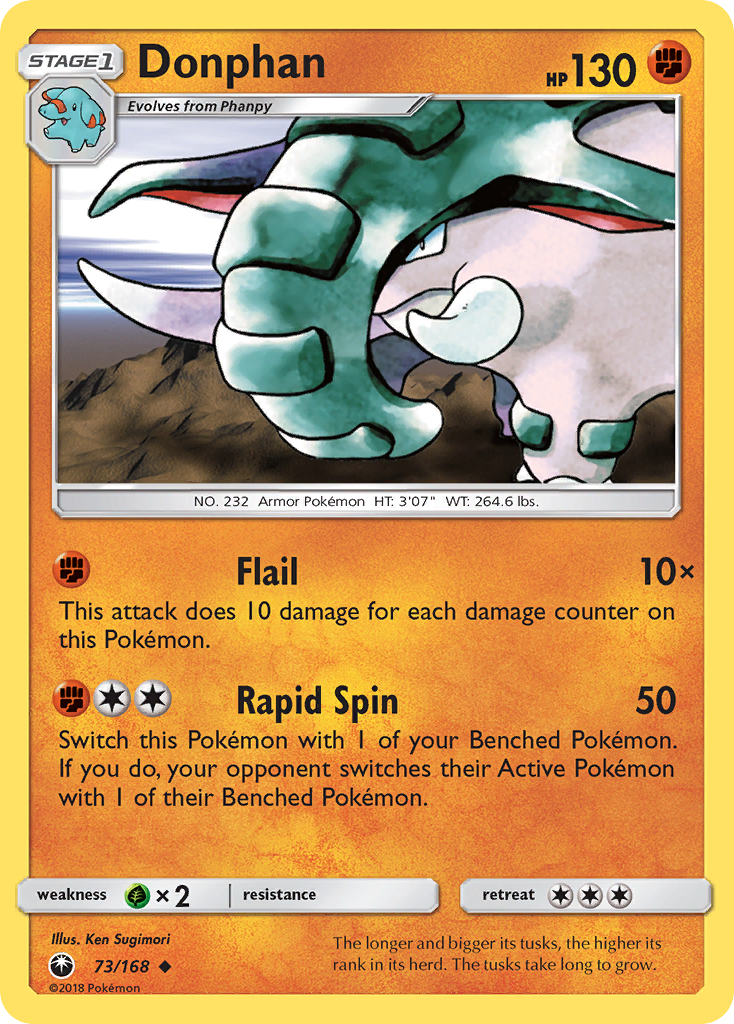 Donphan — illustrated card