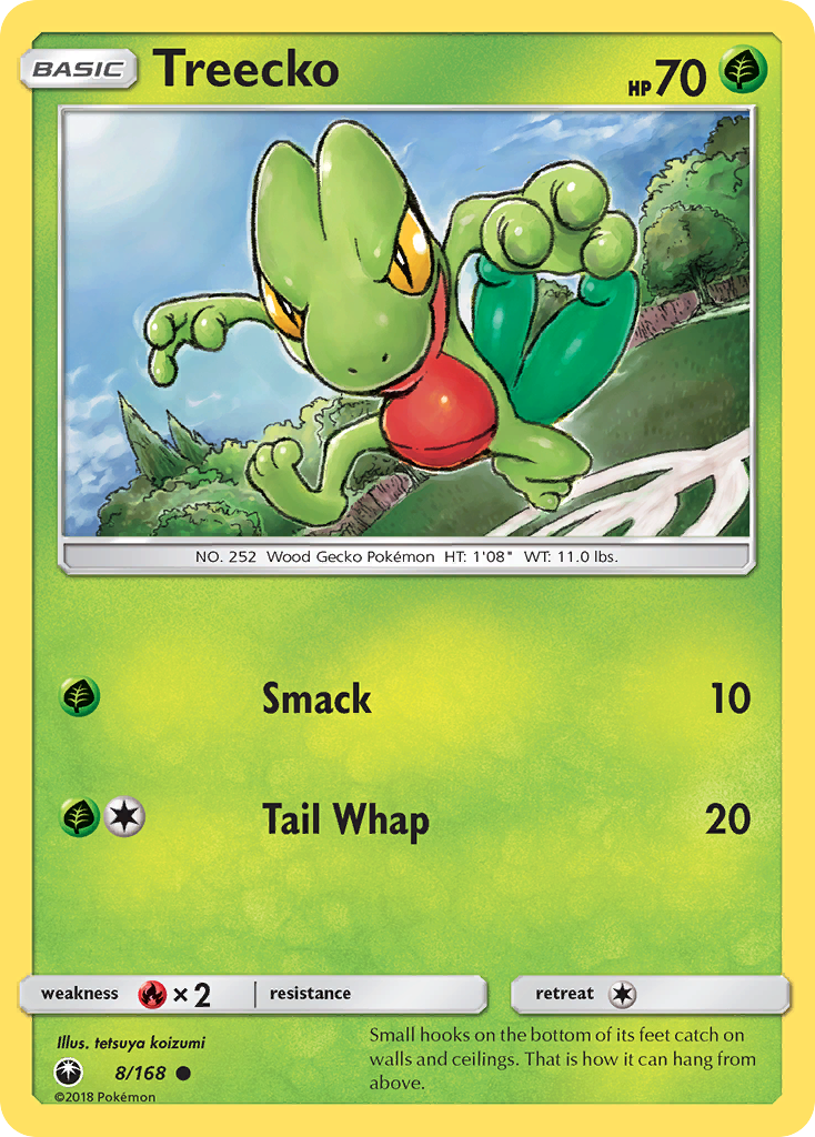 Treecko — illustrated card