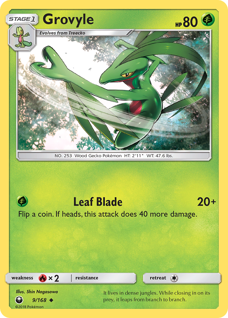 Grovyle — illustrated card