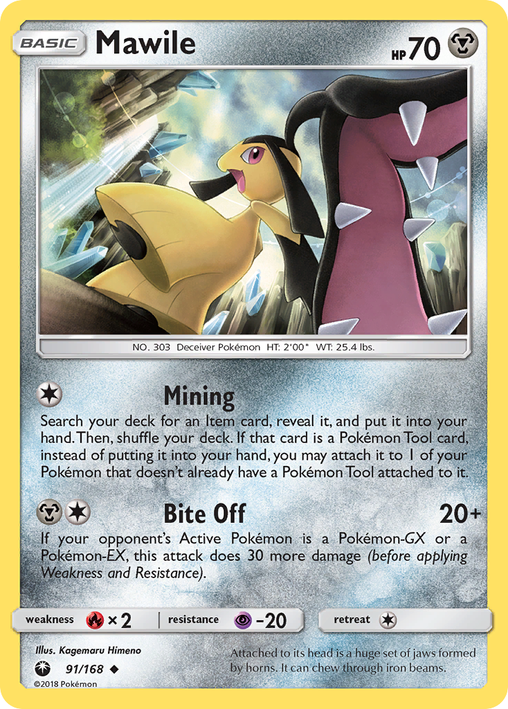 Mawile — illustrated card