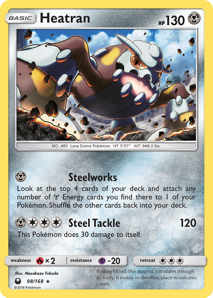 Heatran — illustrated card