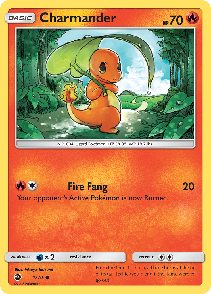 Charmander — illustrated card