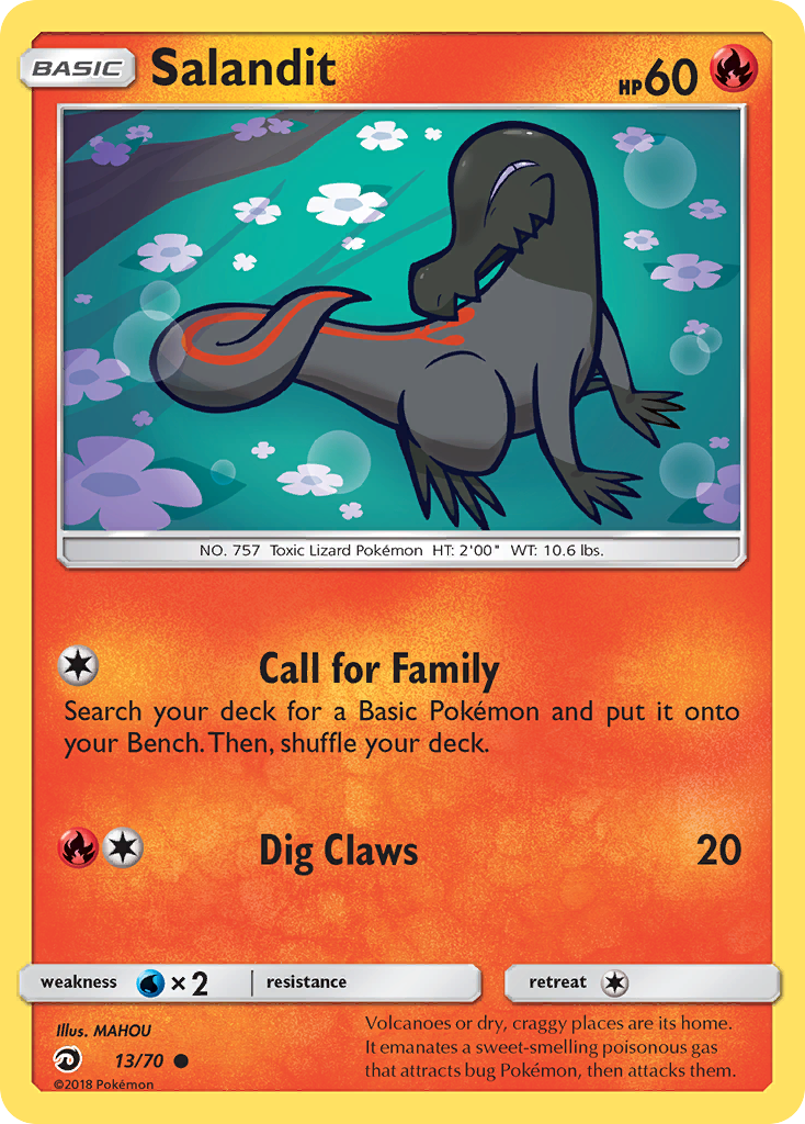 Salandit — illustrated card