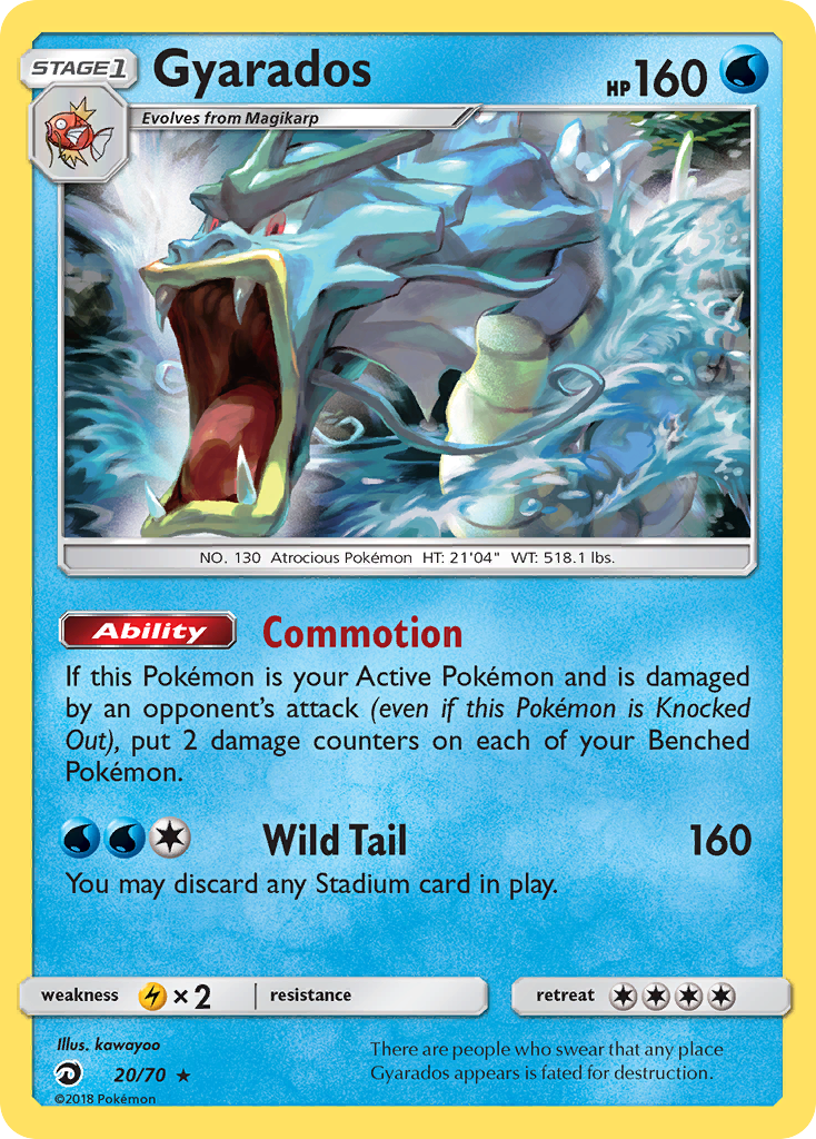 Gyarados — illustrated card