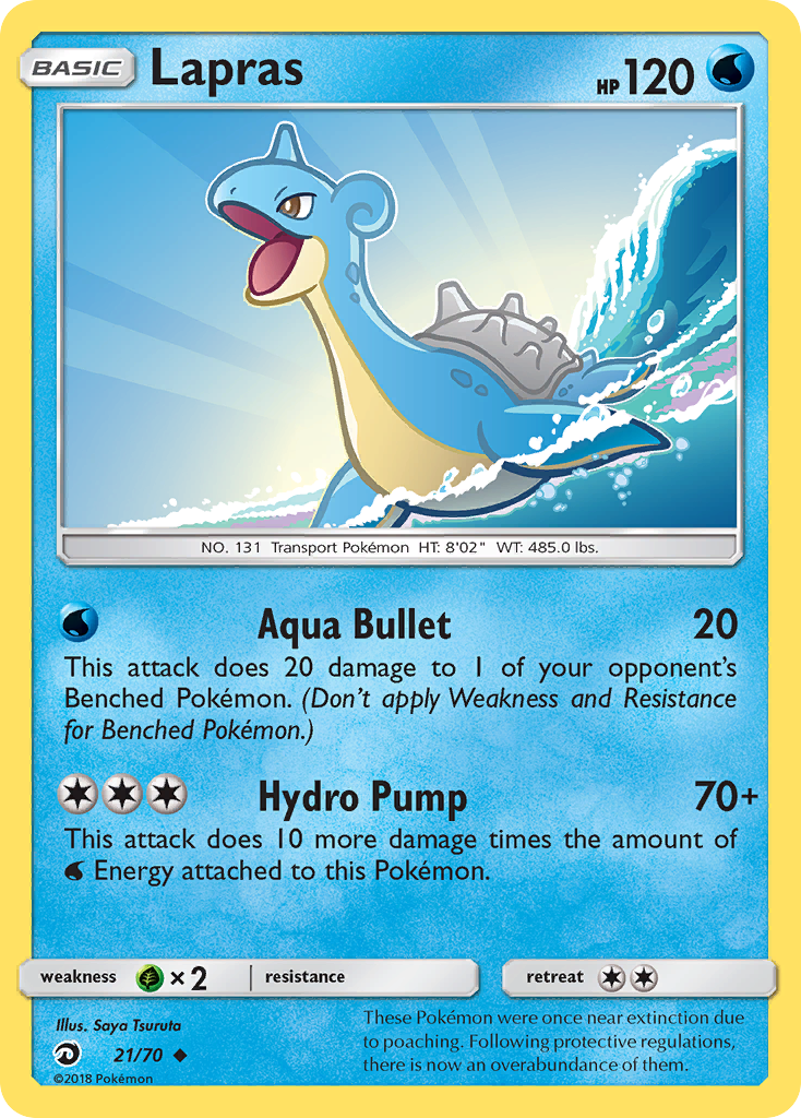 Lapras — illustrated card