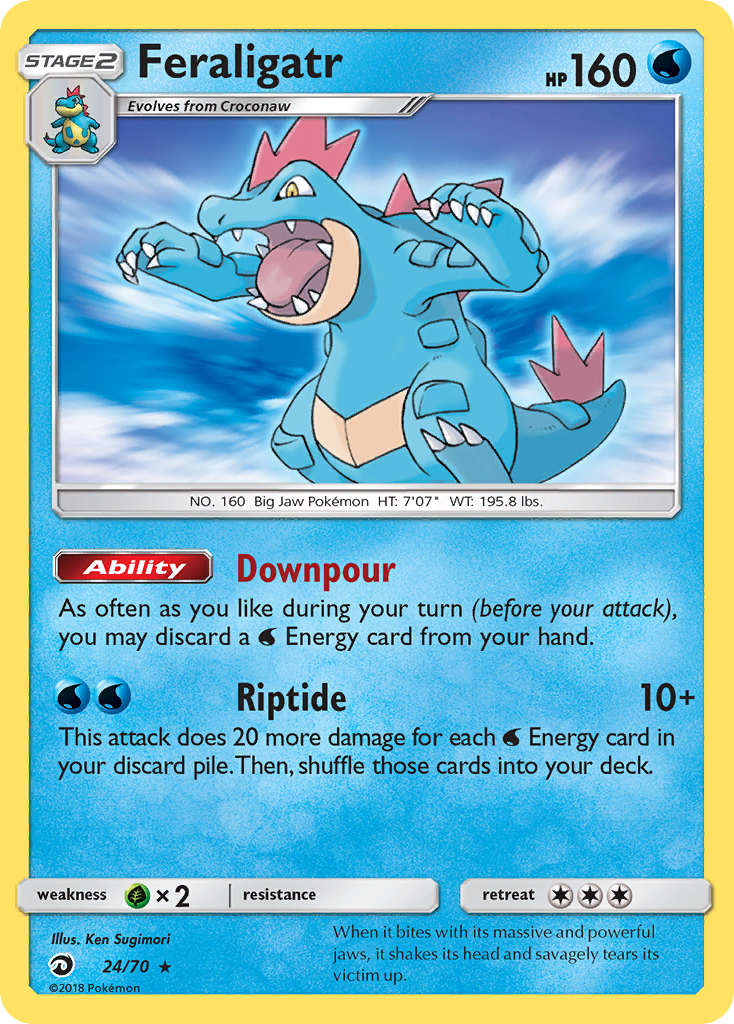 Feraligatr — illustrated card