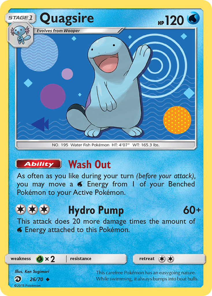 Quagsire — illustrated card