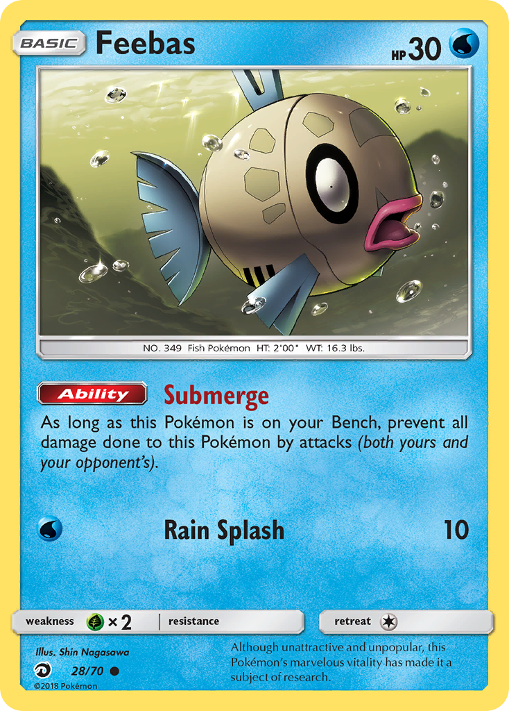 Feebas — illustrated card