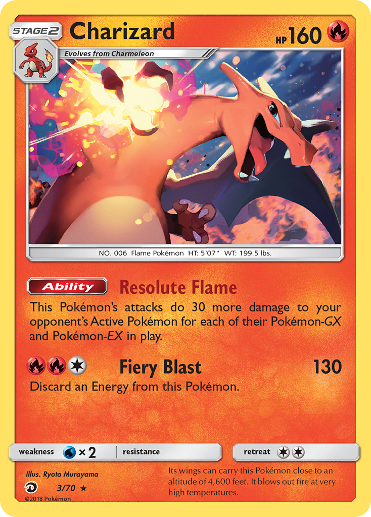 Charizard — illustrated card
