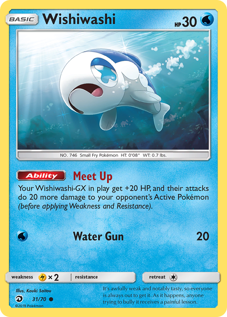 Wishiwashi — illustrated card