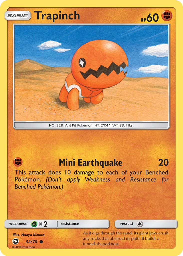 Trapinch — illustrated card