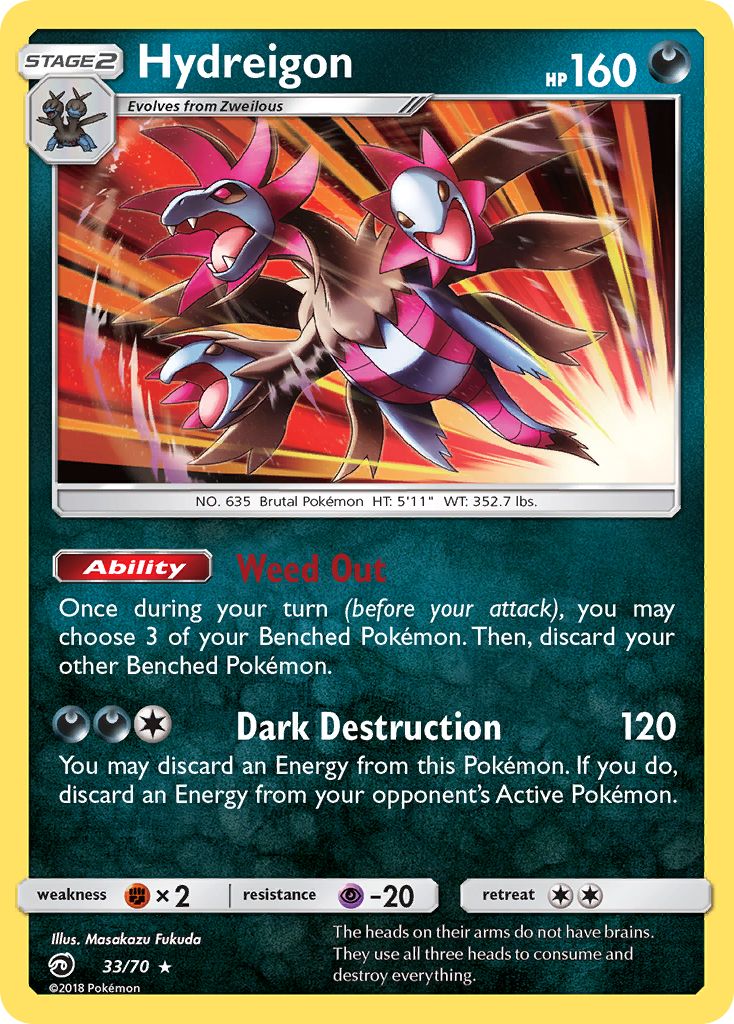 Hydreigon — illustrated card