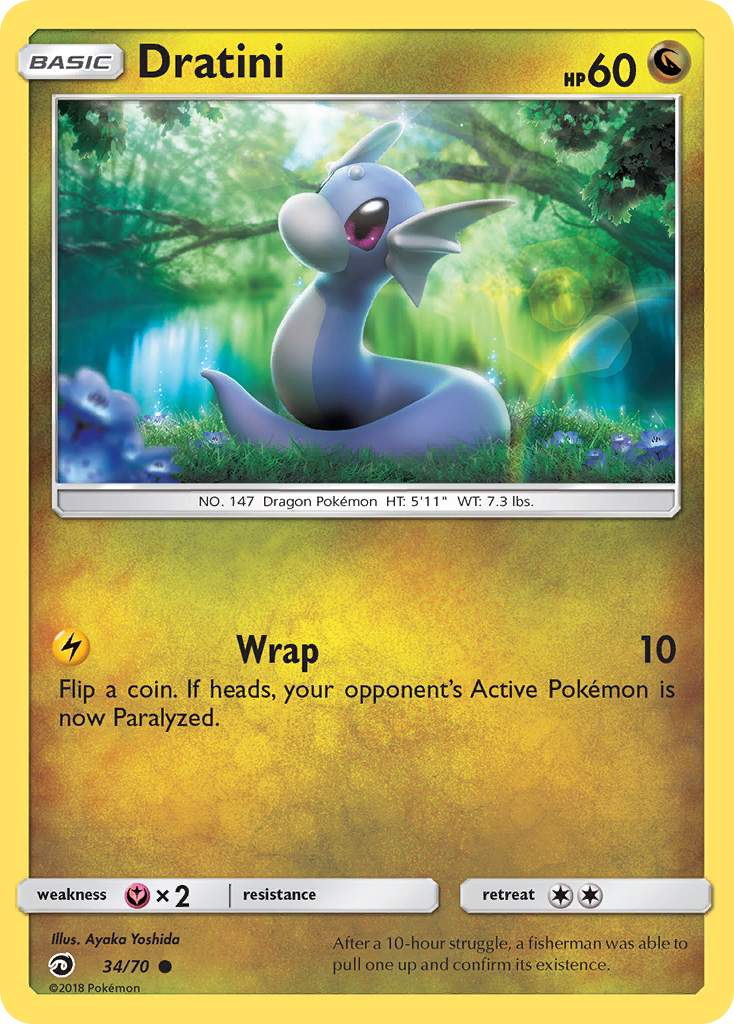 Dratini — illustrated card
