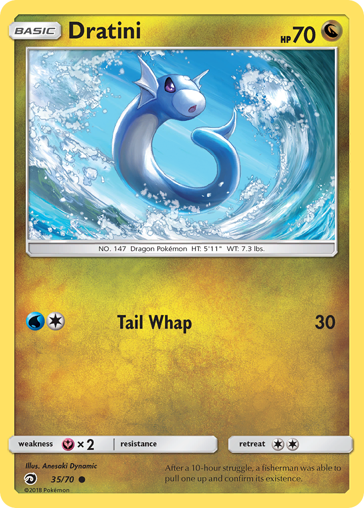 Dratini — illustrated card