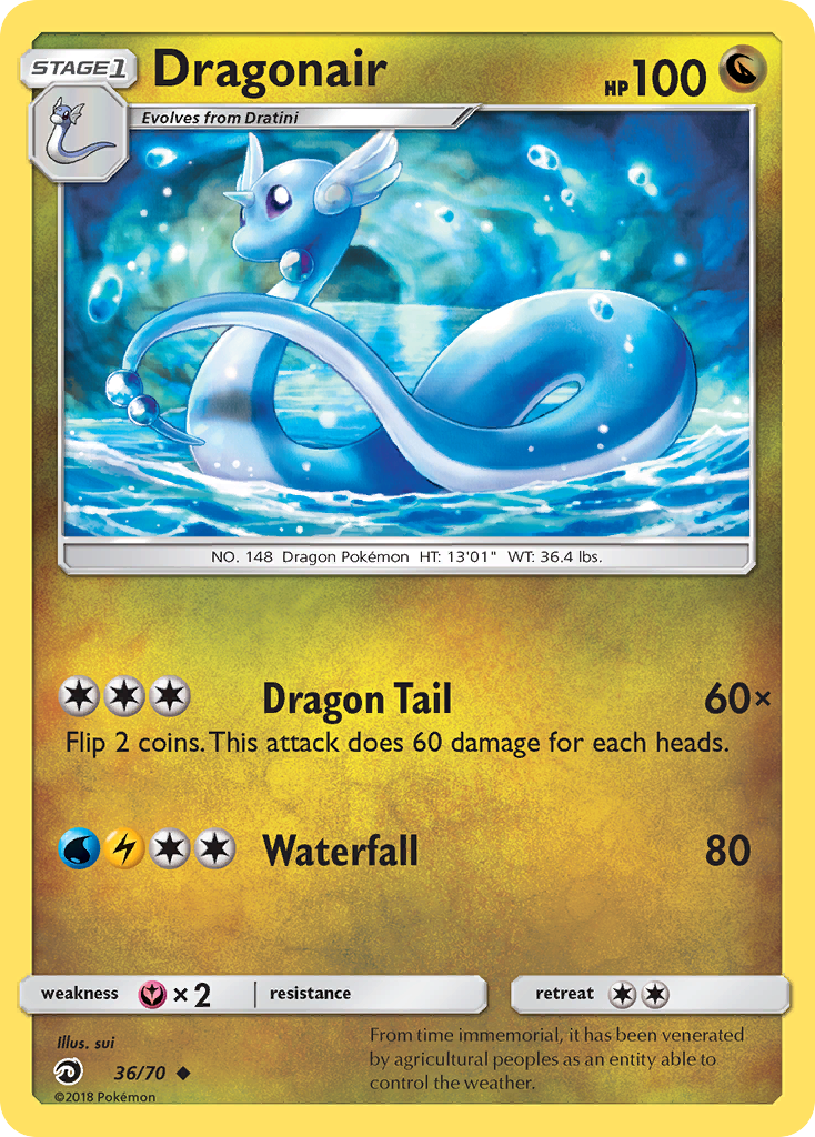 Dragonair — illustrated card