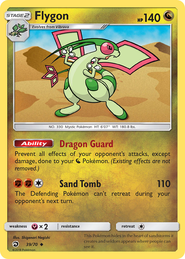 Flygon — illustrated card