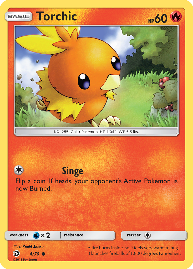 Torchic — illustrated card