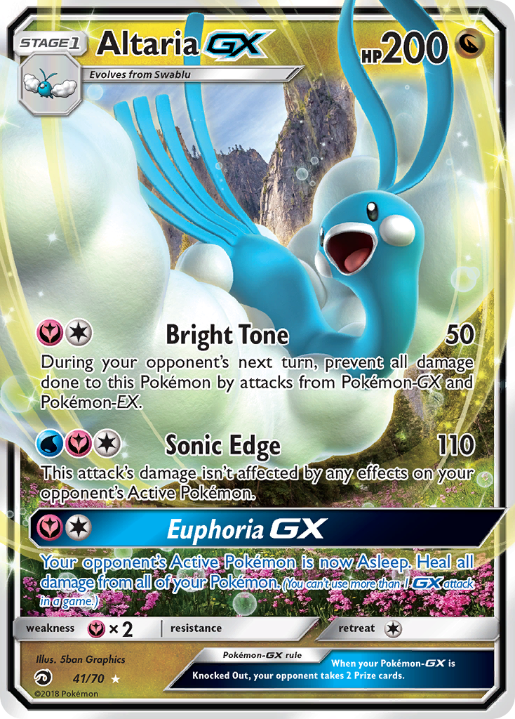 Altaria-GX — illustrated card