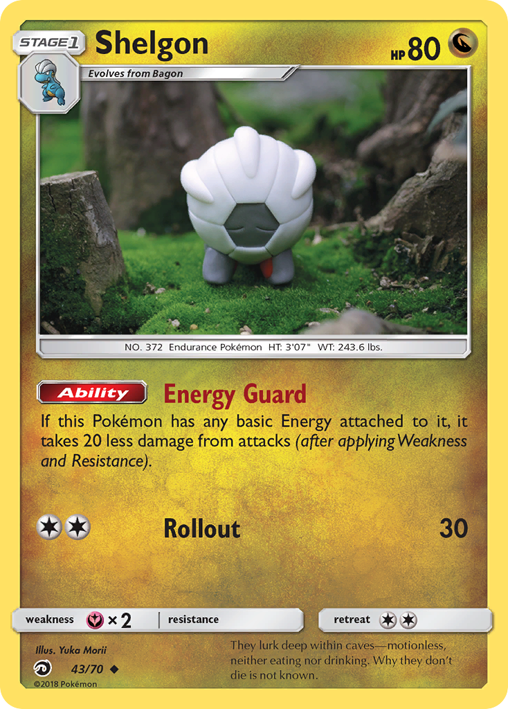 Shelgon — illustrated card