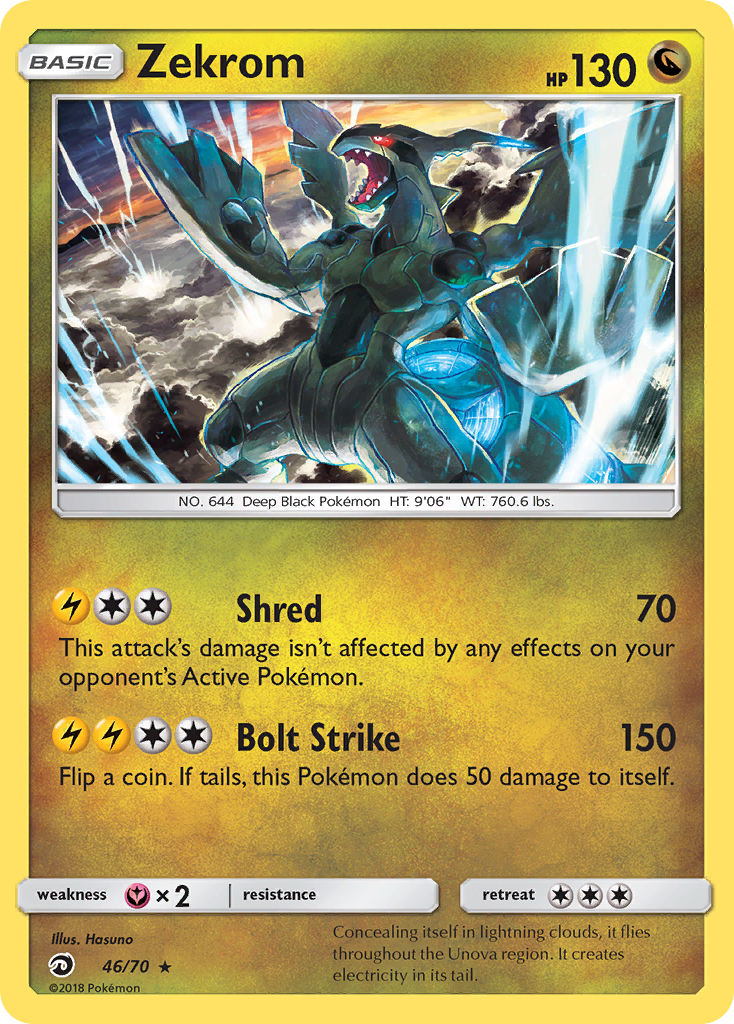 Zekrom — illustrated card