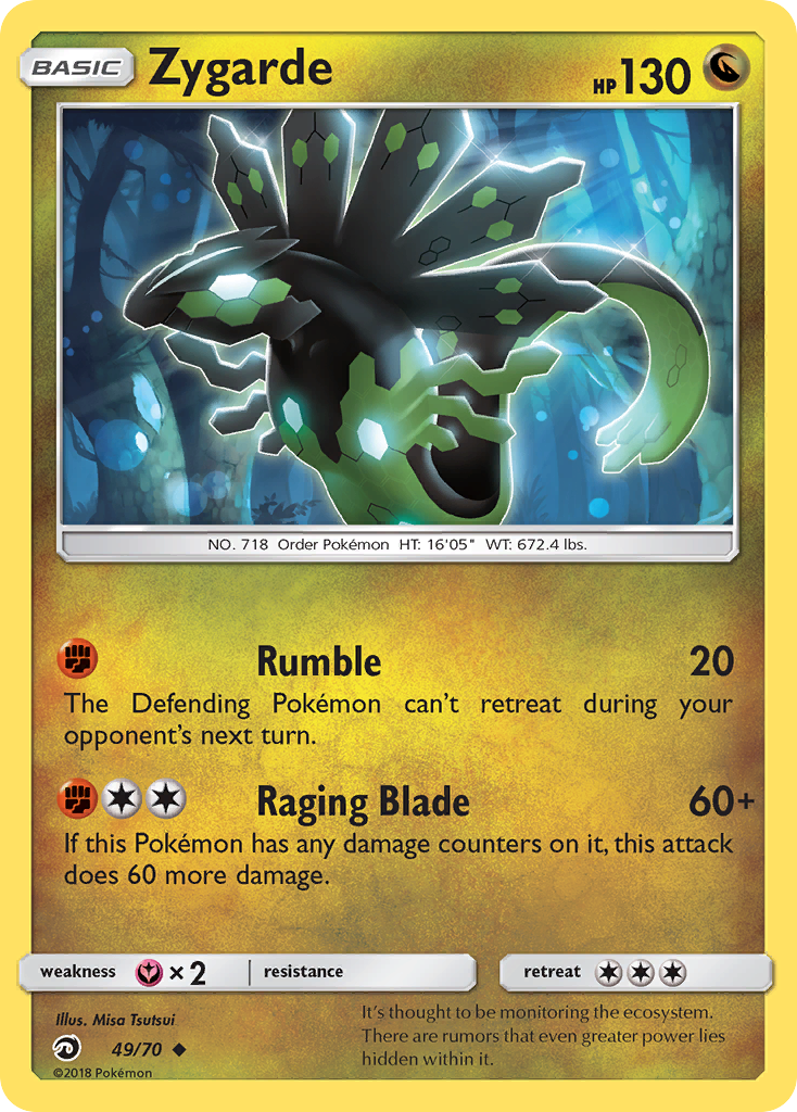 Zygarde — illustrated card