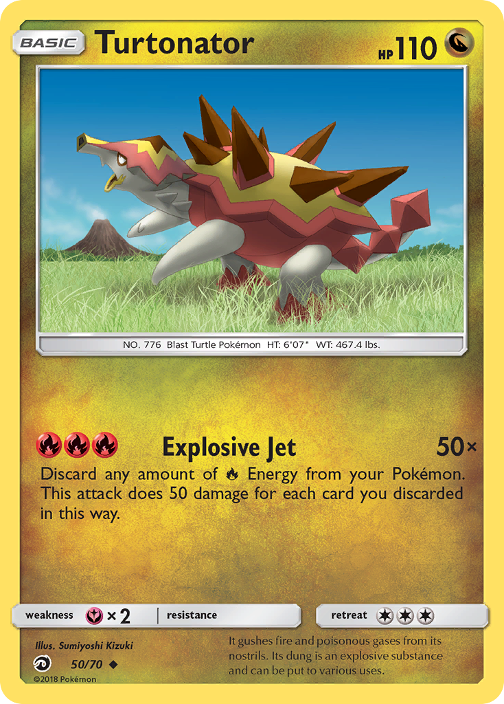 Turtonator — illustrated card