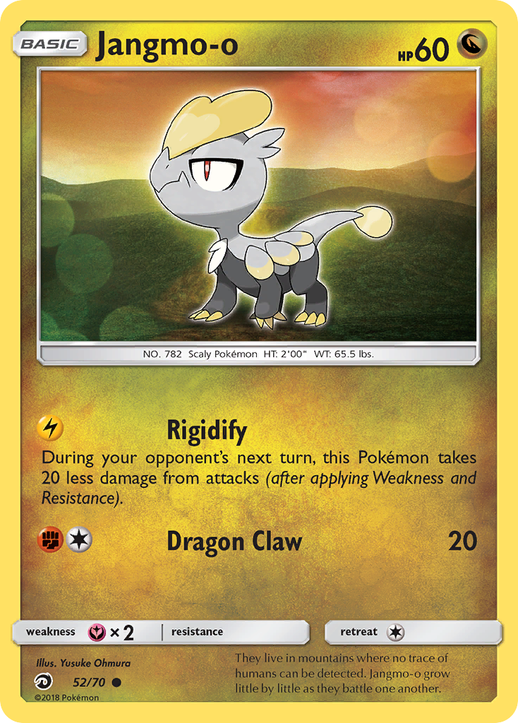 Jangmo-o — illustrated card