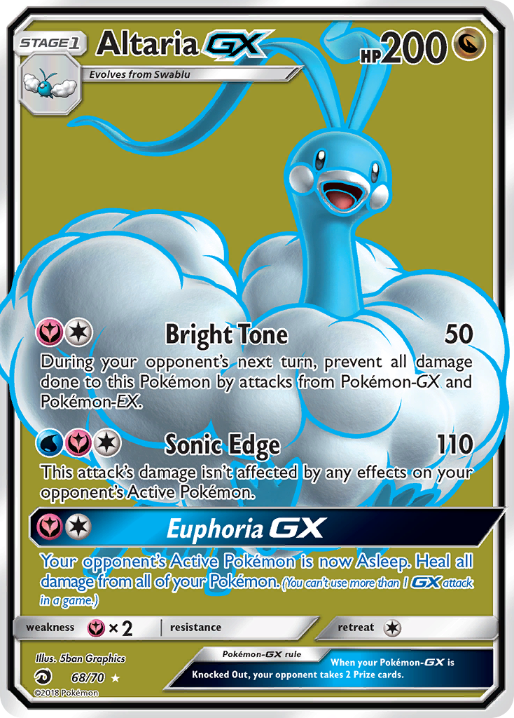 Altaria-GX — illustrated card