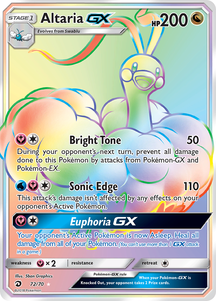 Altaria-GX — illustrated card