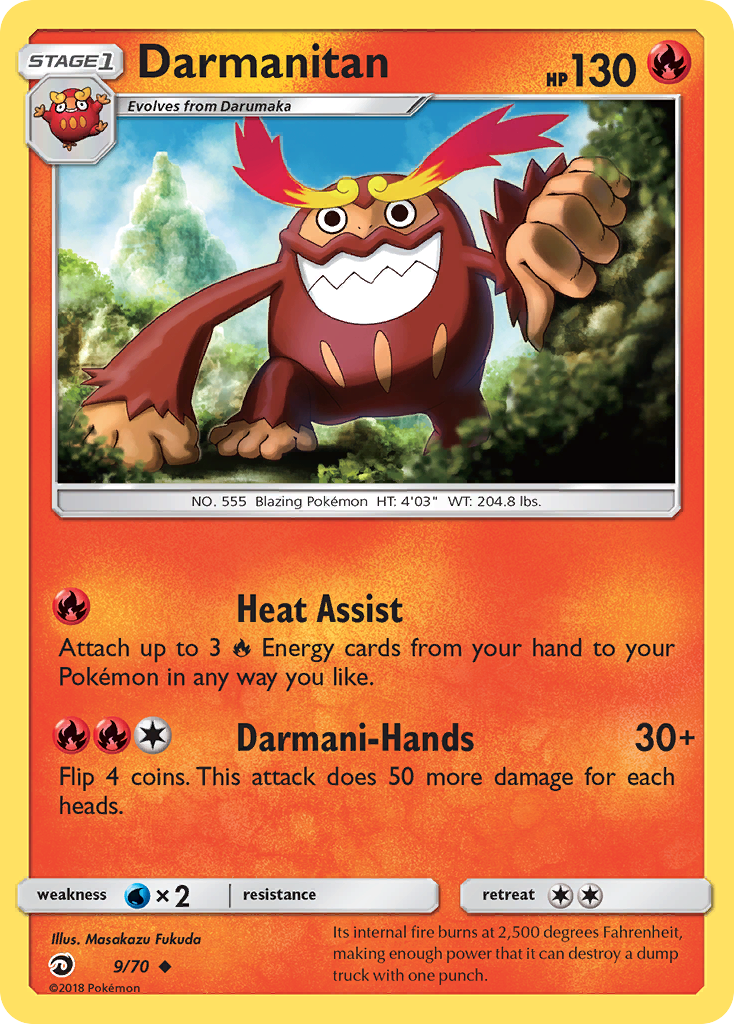 Darmanitan — illustrated card