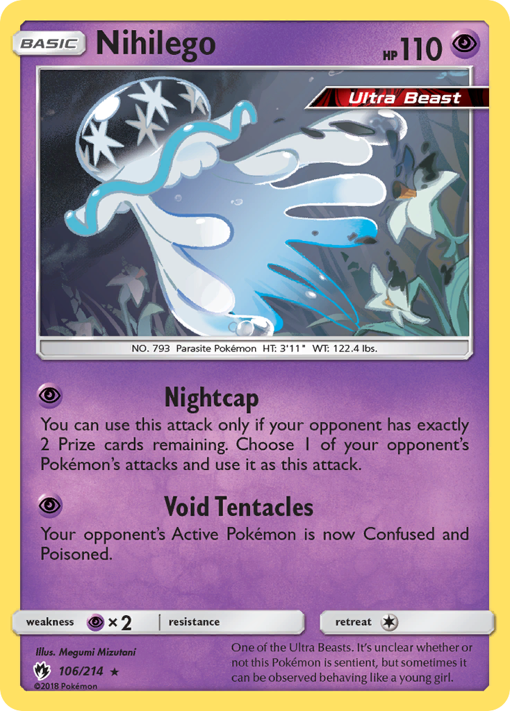 Nihilego — illustrated card