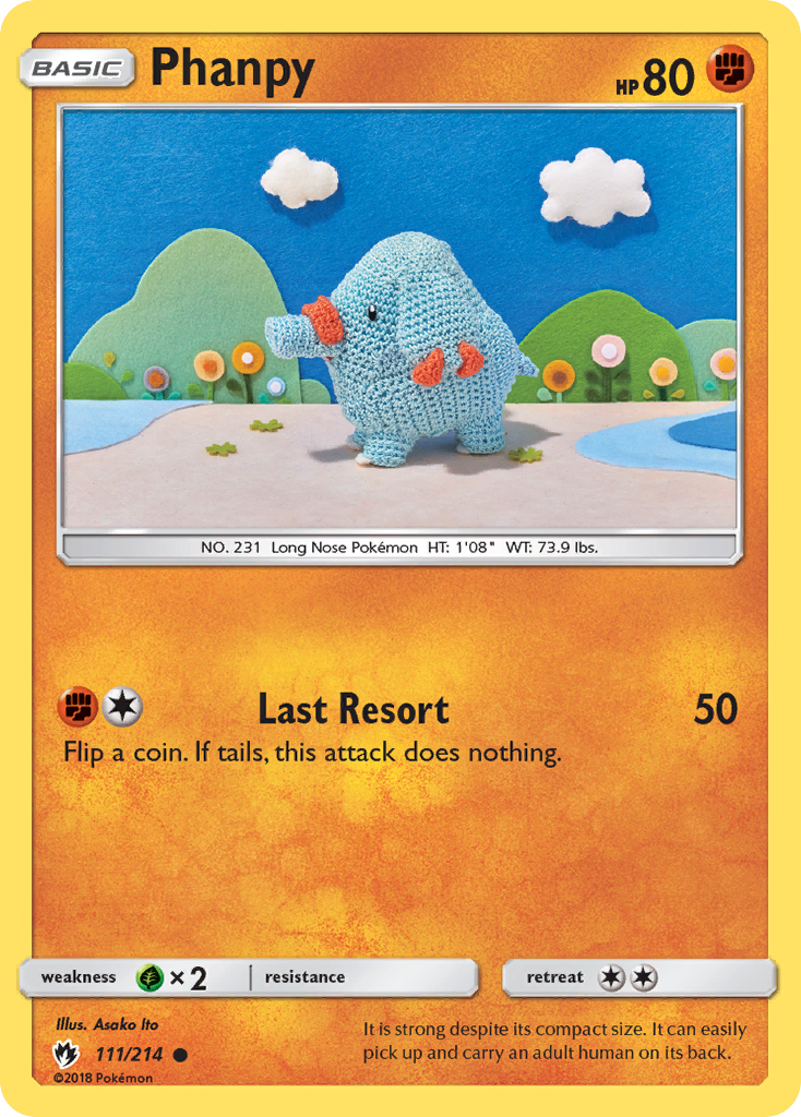 Phanpy — illustrated card