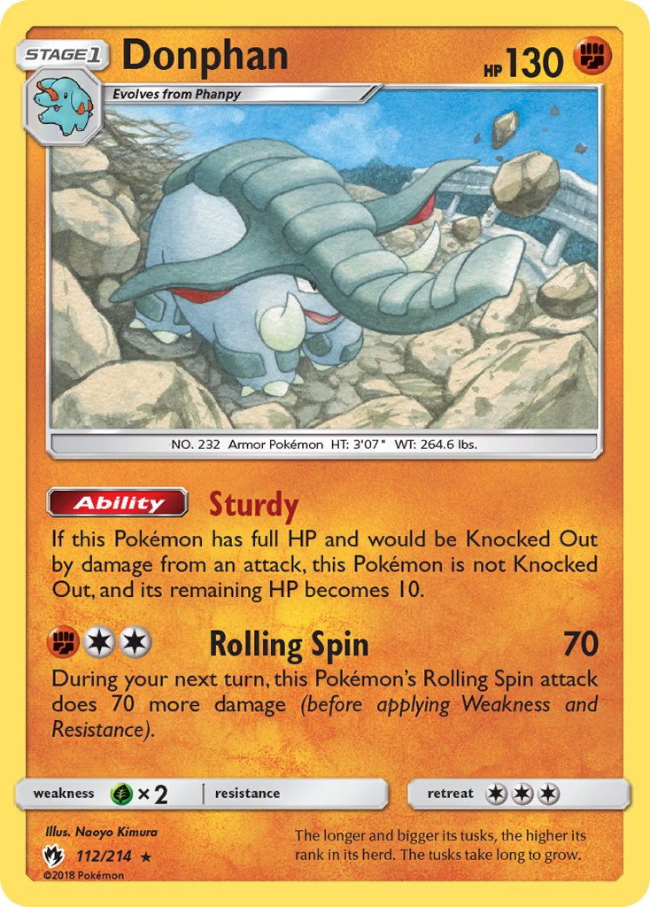 Donphan — illustrated card