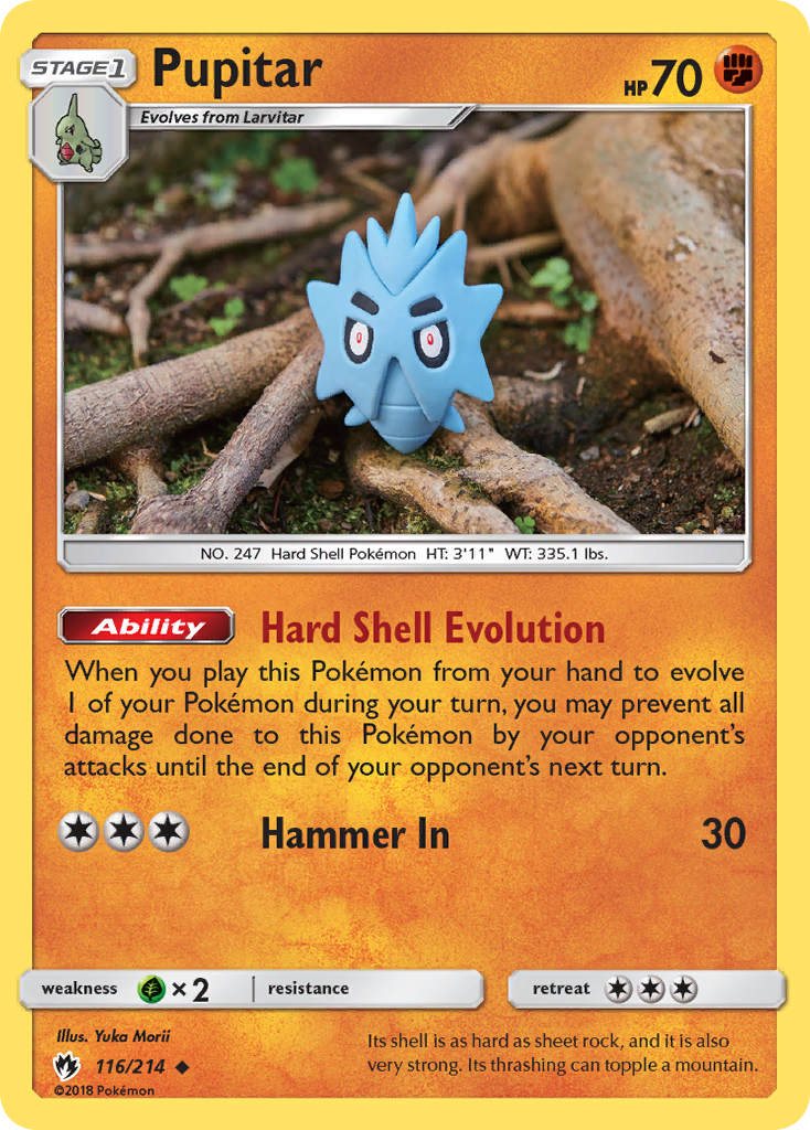 Pupitar — illustrated card