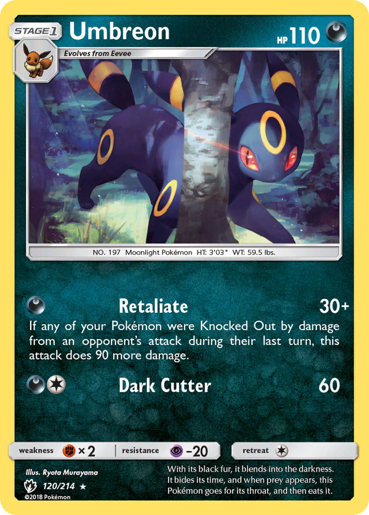 Umbreon — illustrated card
