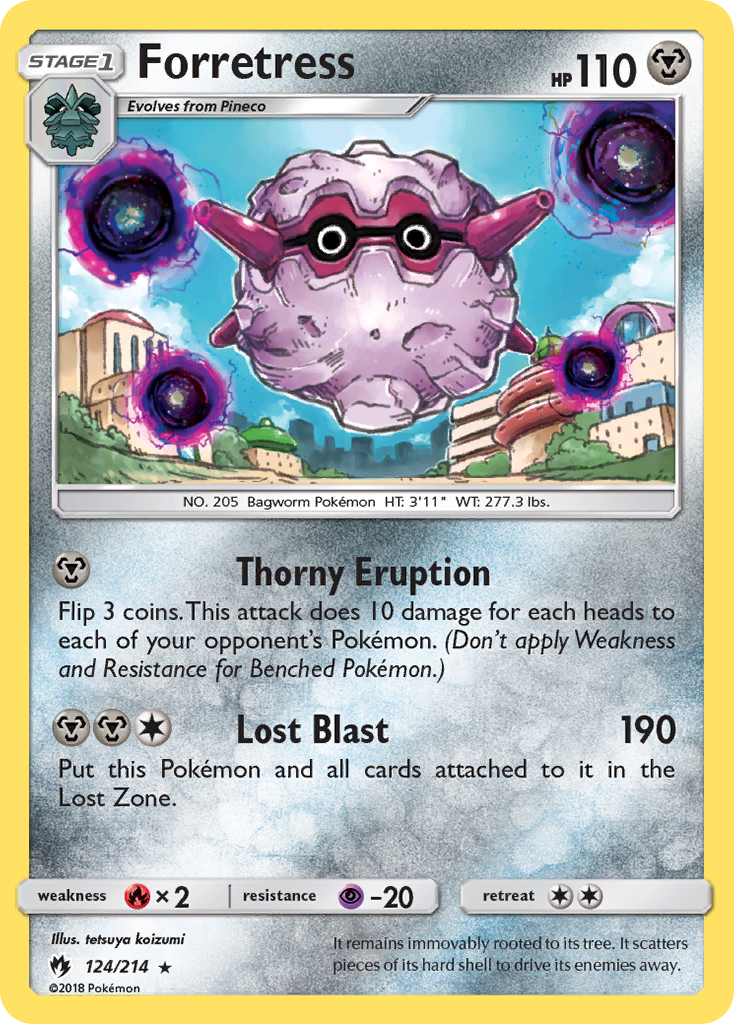 Forretress — illustrated card