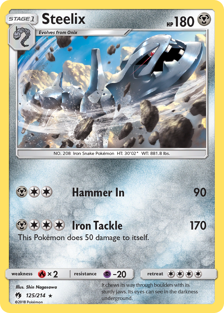 Steelix — illustrated card