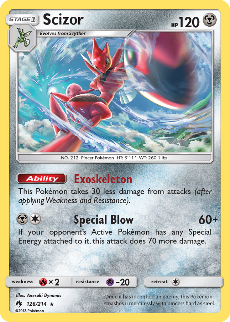Scizor — illustrated card