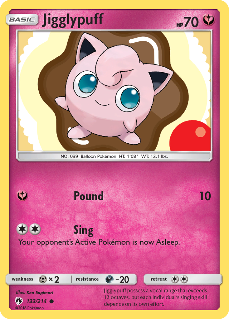 Jigglypuff — illustrated card